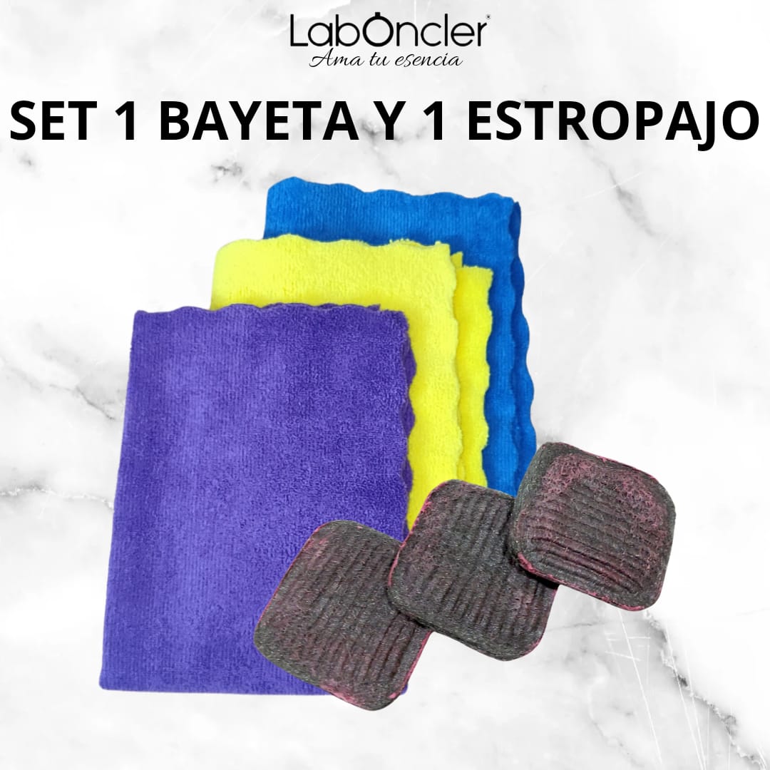 set bayeta y estropajo