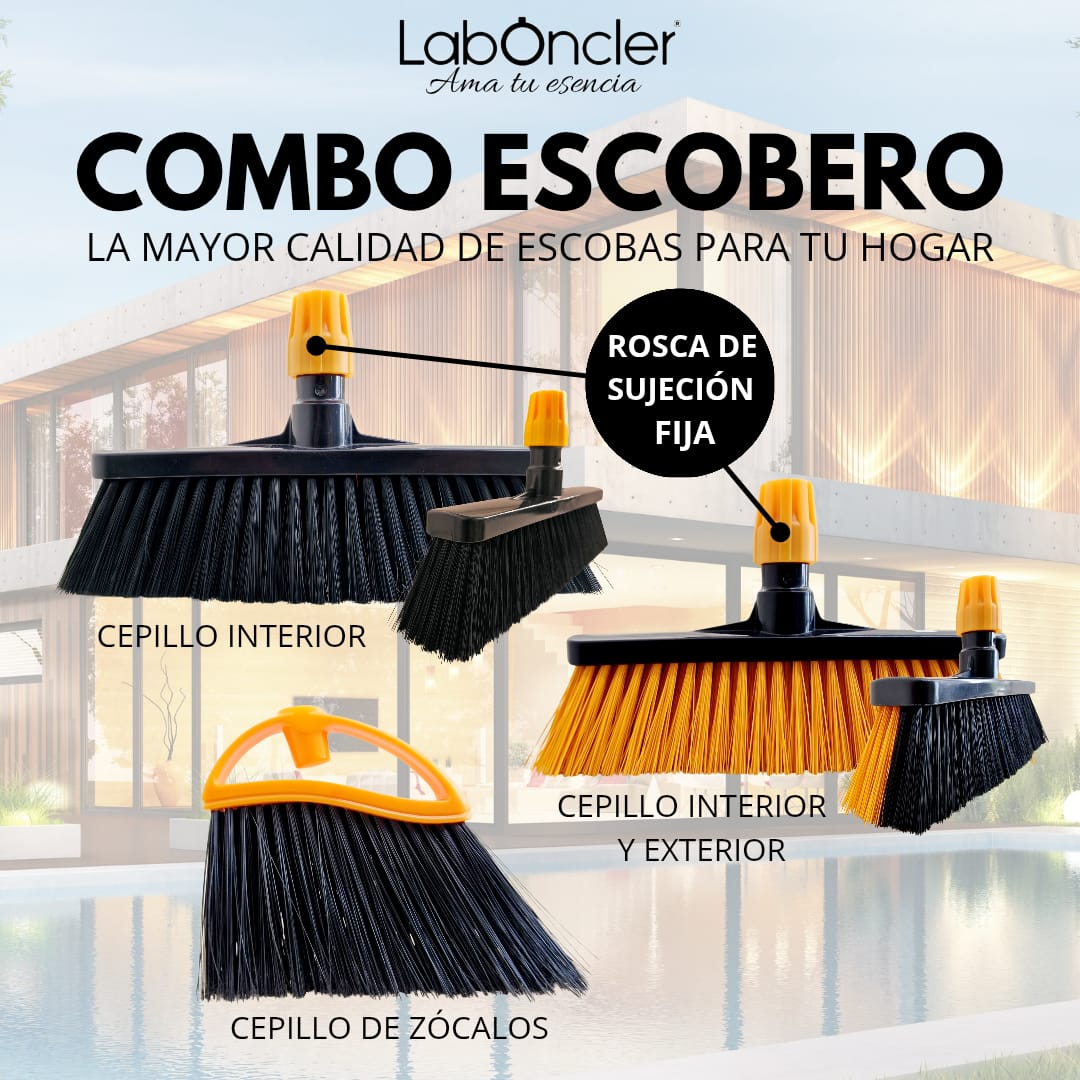 COMBO ESCOBERO 3 UDS